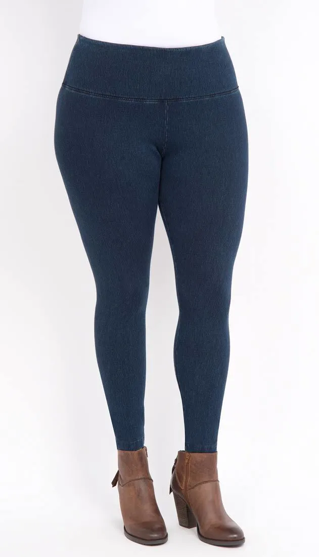 Denim Stretch Legging - Indigo Blue