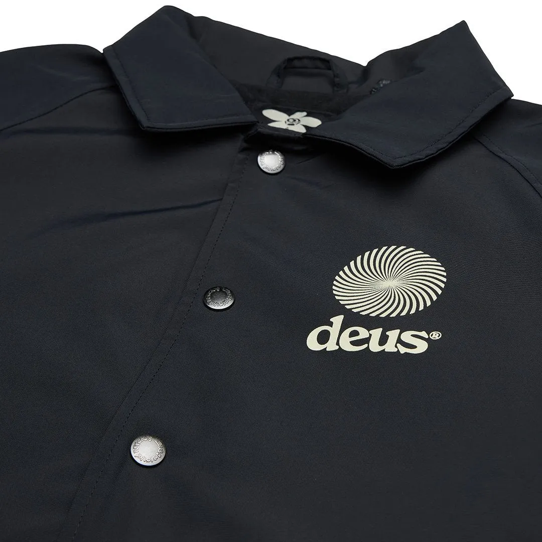Deus Ex Machina Strata Coach Jacket Black