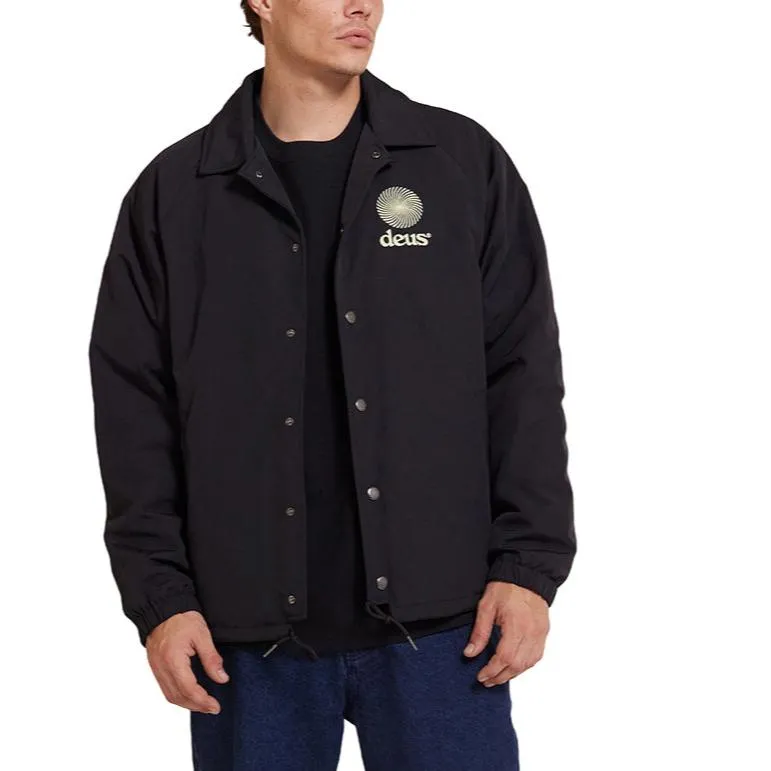 Deus Ex Machina Strata Coach Jacket Black