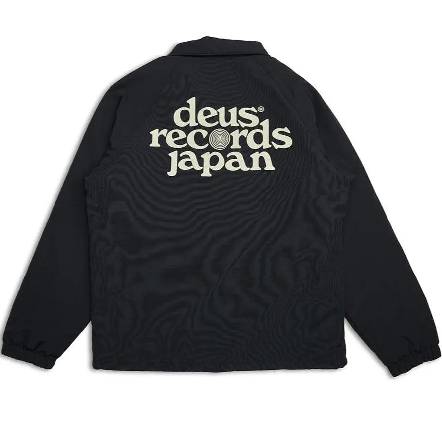 Deus Ex Machina Strata Coach Jacket Black