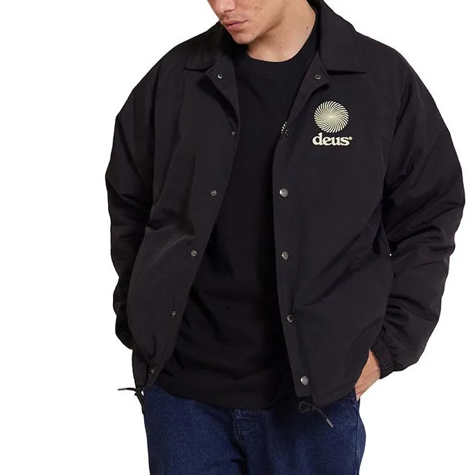 Deus Ex Machina Strata Coach Jacket Black