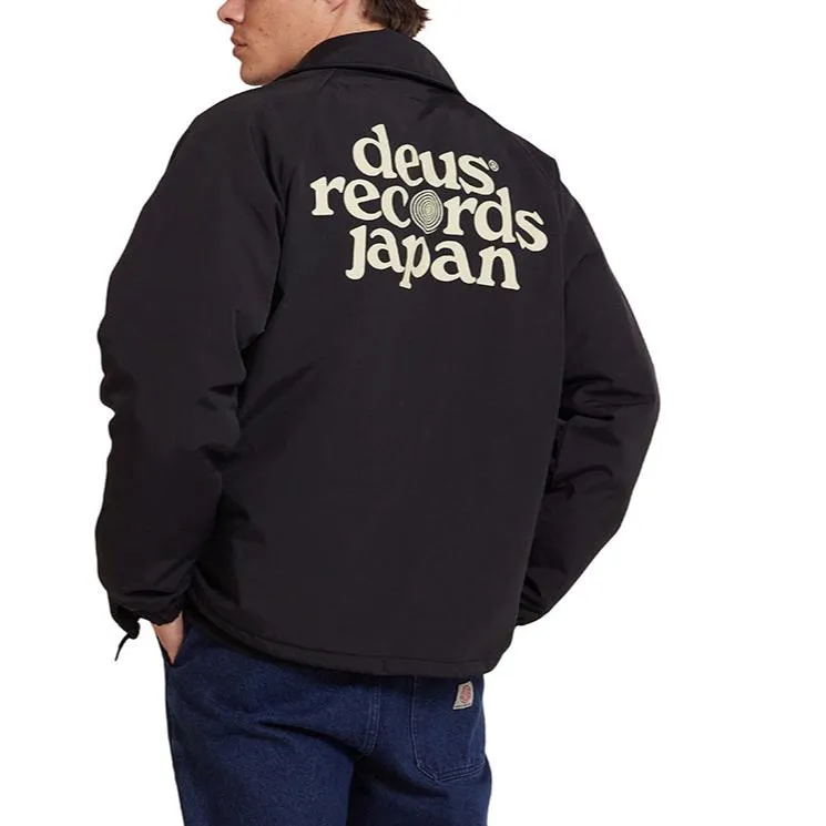 Deus Ex Machina Strata Coach Jacket Black