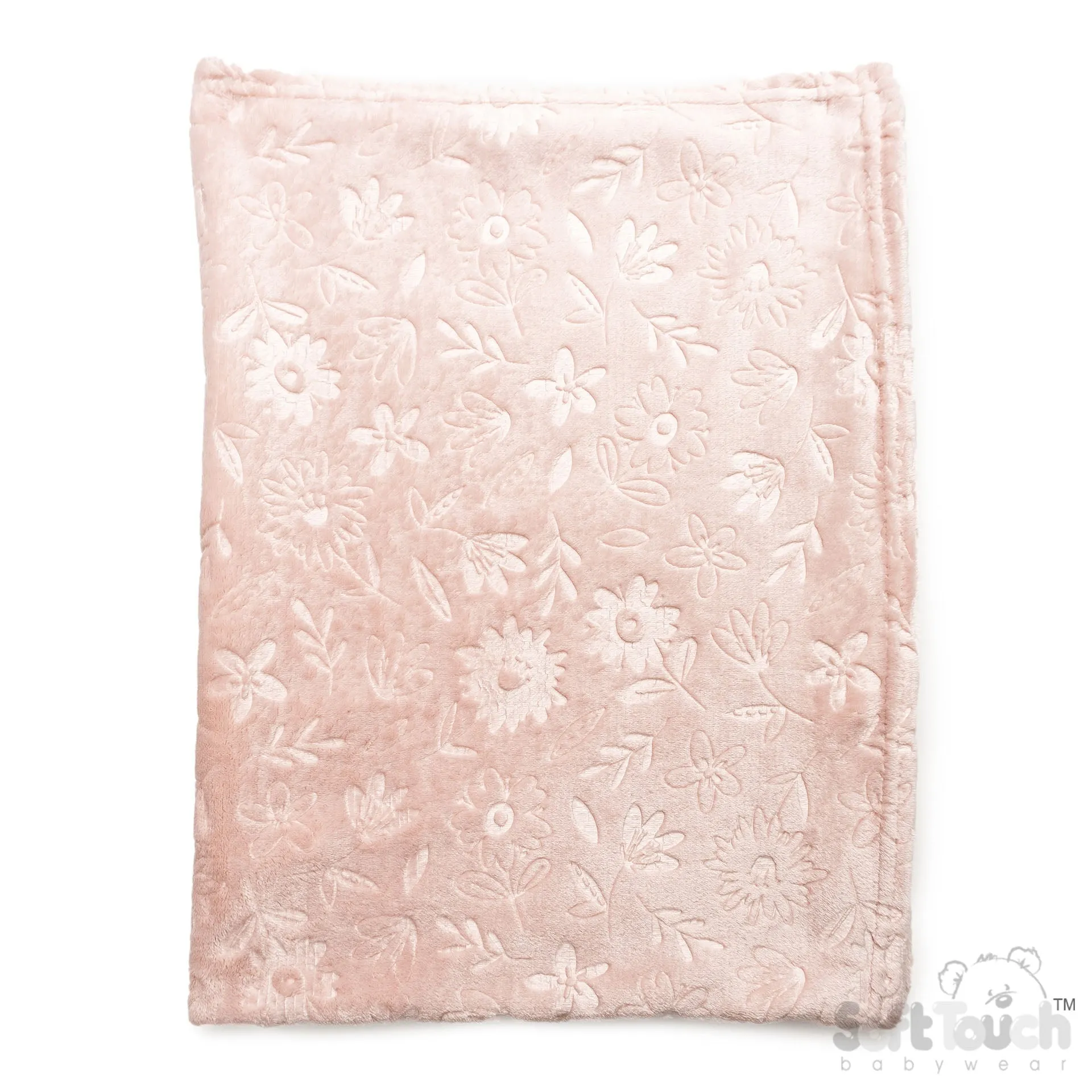 DUSTY PINK FLOWERS EMBOSSED WRAP - (PK6) FBP301-DP