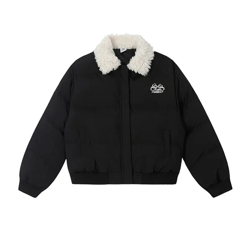 Embroidered Lambskin Insulated Jacket