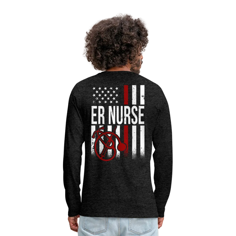 ER Nurse Flag Men's Premium Long Sleeve T-Shirt CK4202
