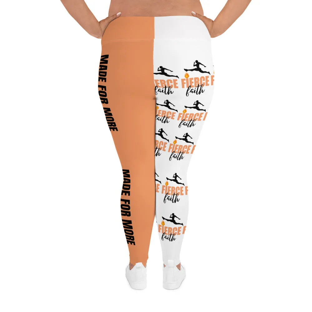 Fierce Faith Rose Plus Size Leggings
