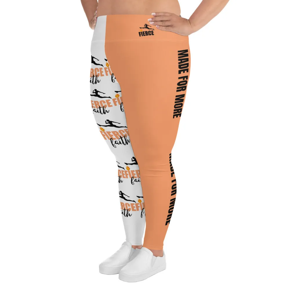 Fierce Faith Rose Plus Size Leggings