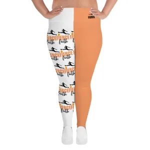 Fierce Faith Rose Plus Size Leggings