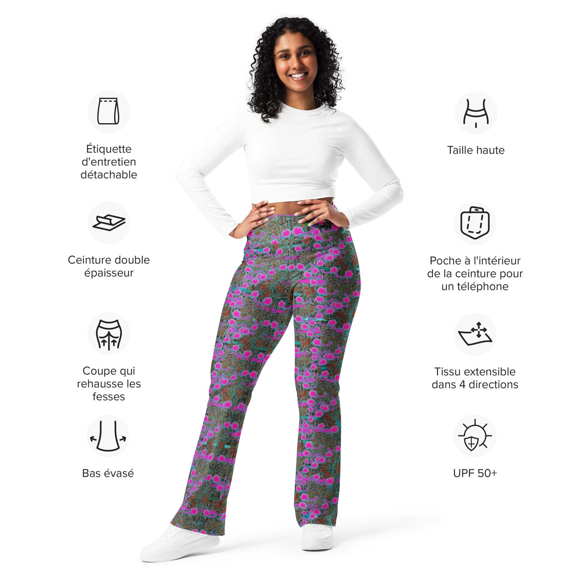 Flare Leggings (Her/Muliebris)(Tree Link WindSong Flower) RJSTH@Fabric#8 RJSTHW2024 RJS
