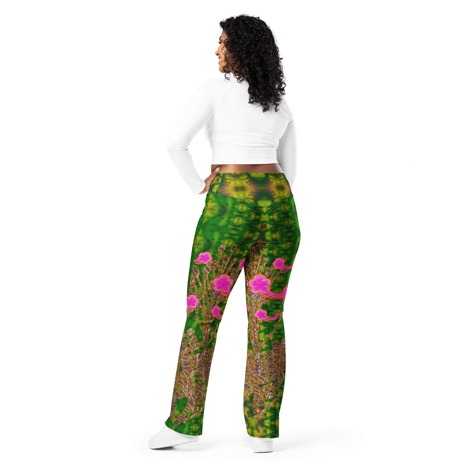 Flare Leggings (Her/Muliebris)(WindSong Flower) RJSTH@Fabric#7 RJSTHW2024 RJS