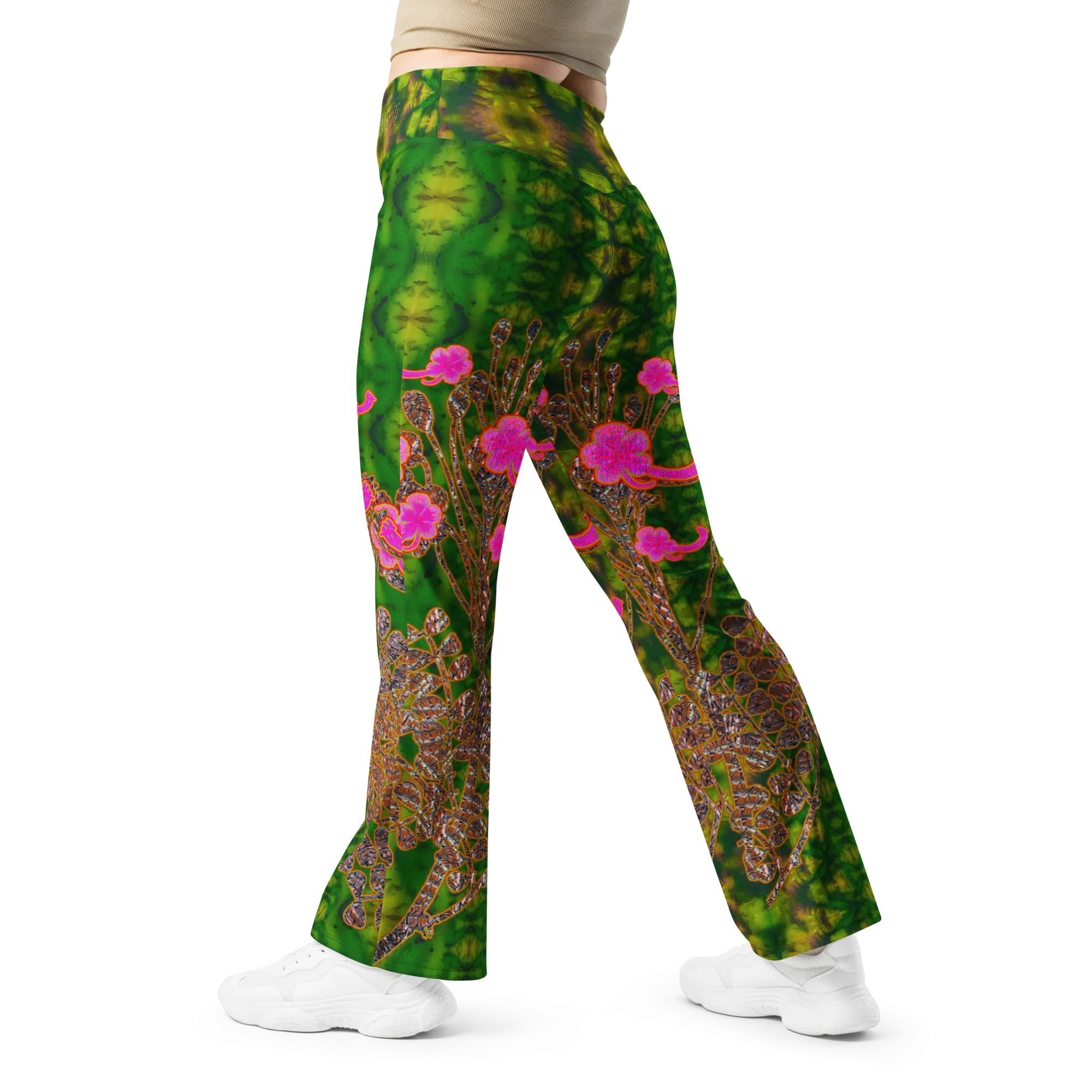 Flare Leggings (Her/Muliebris)(WindSong Flower) RJSTH@Fabric#7 RJSTHW2024 RJS
