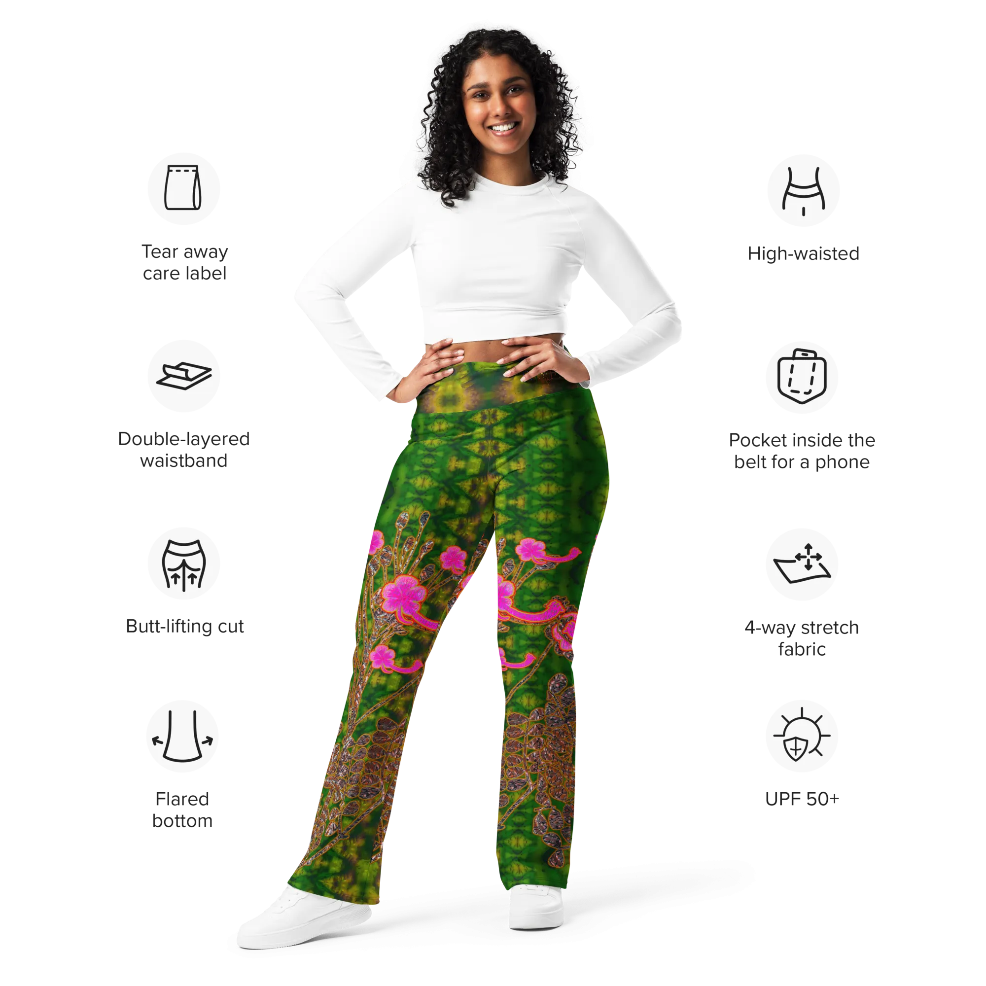 Flare Leggings (Her/Muliebris)(WindSong Flower) RJSTH@Fabric#7 RJSTHW2024 RJS