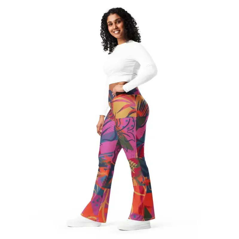 Flare Patterned Leggings