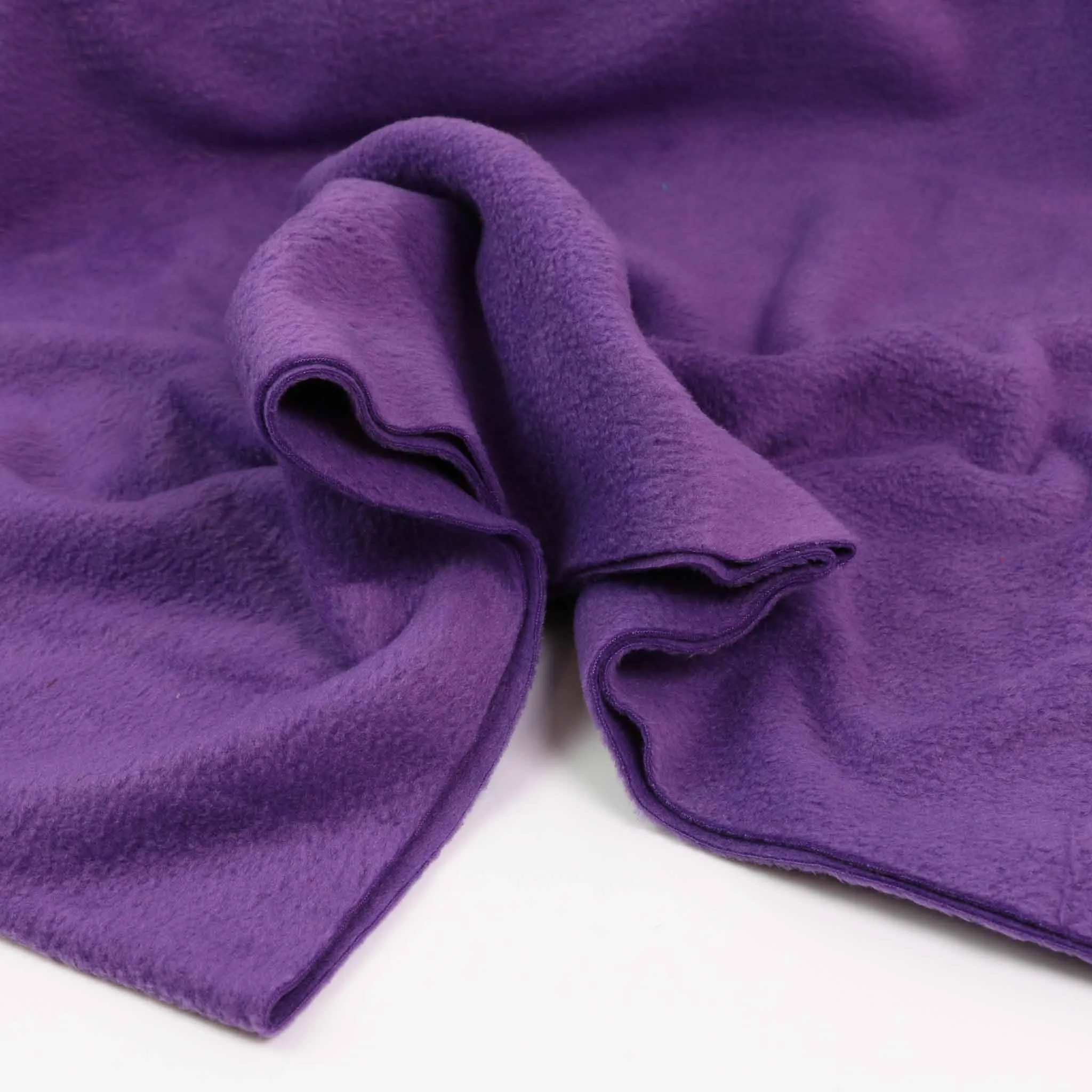 Fleece Fabric - Green, Black, Grey, Blue, Purple