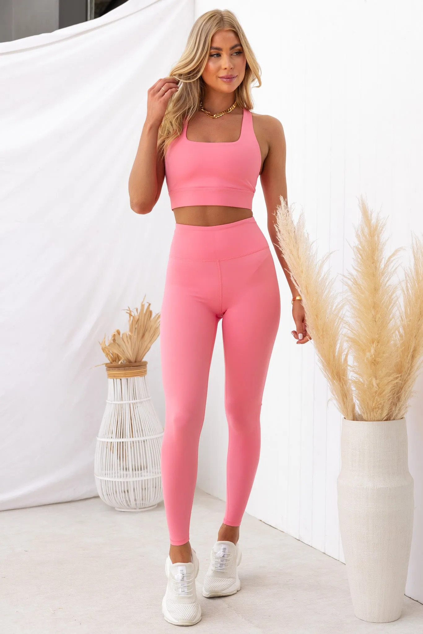 Fleur Legging - Powder Pink