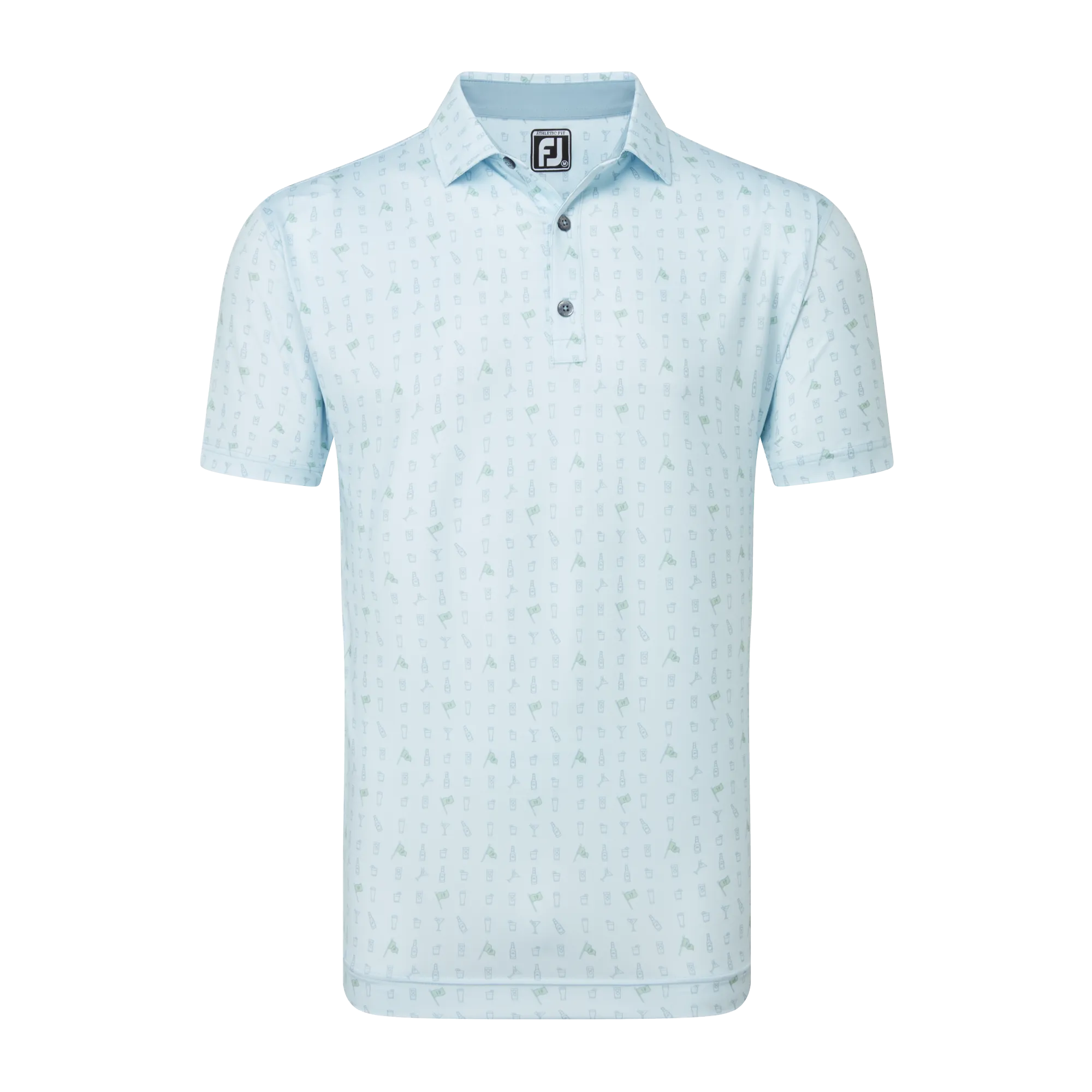 FootJoy The 19th Hole Lisle Polo - Mist