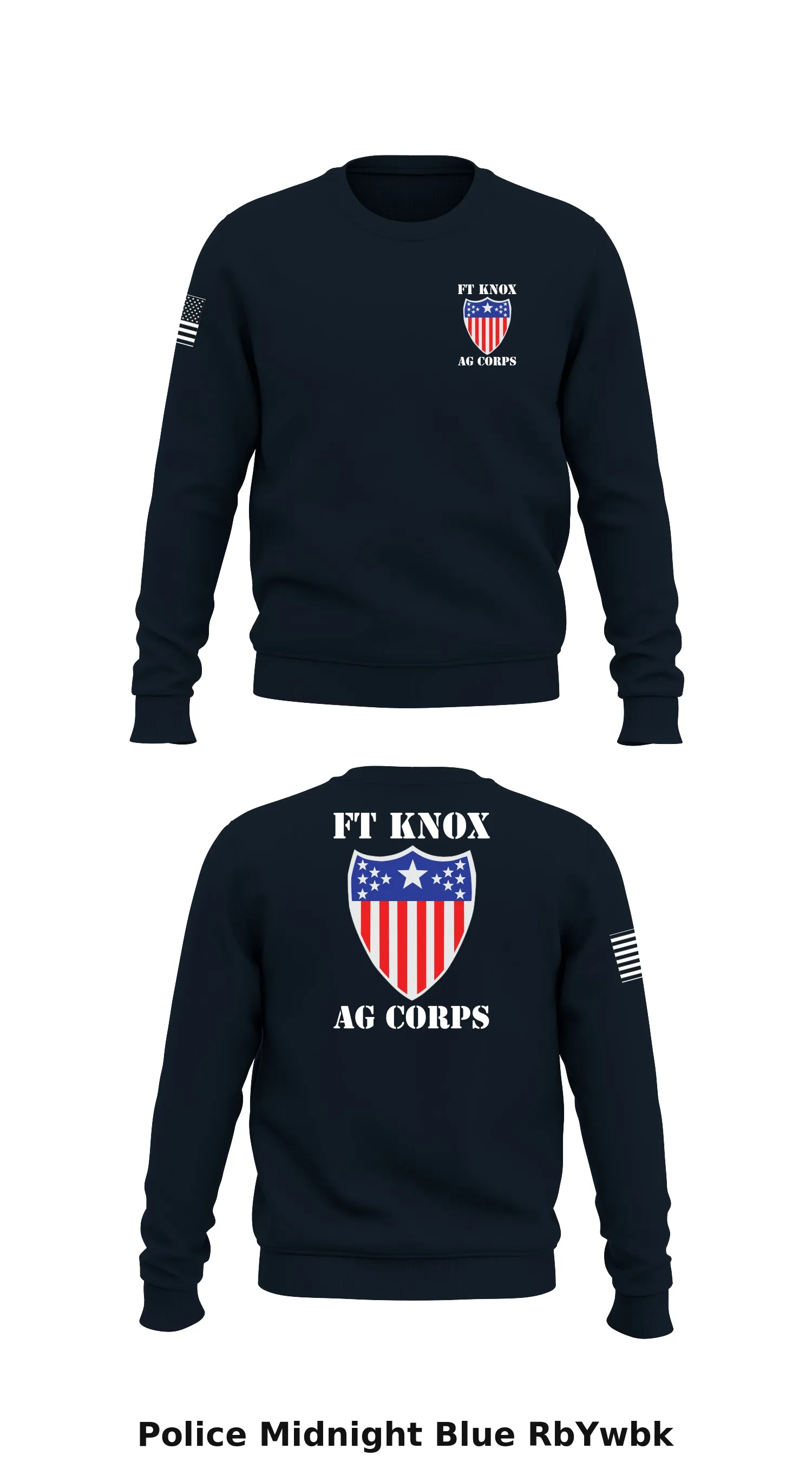Ft Knox AG Corps Store 1 Core Men's Crewneck Performance Sweatshirt - RbYwbk