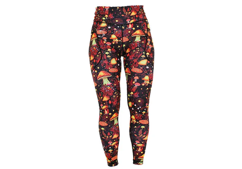 Funky Fungi leggings with pockets