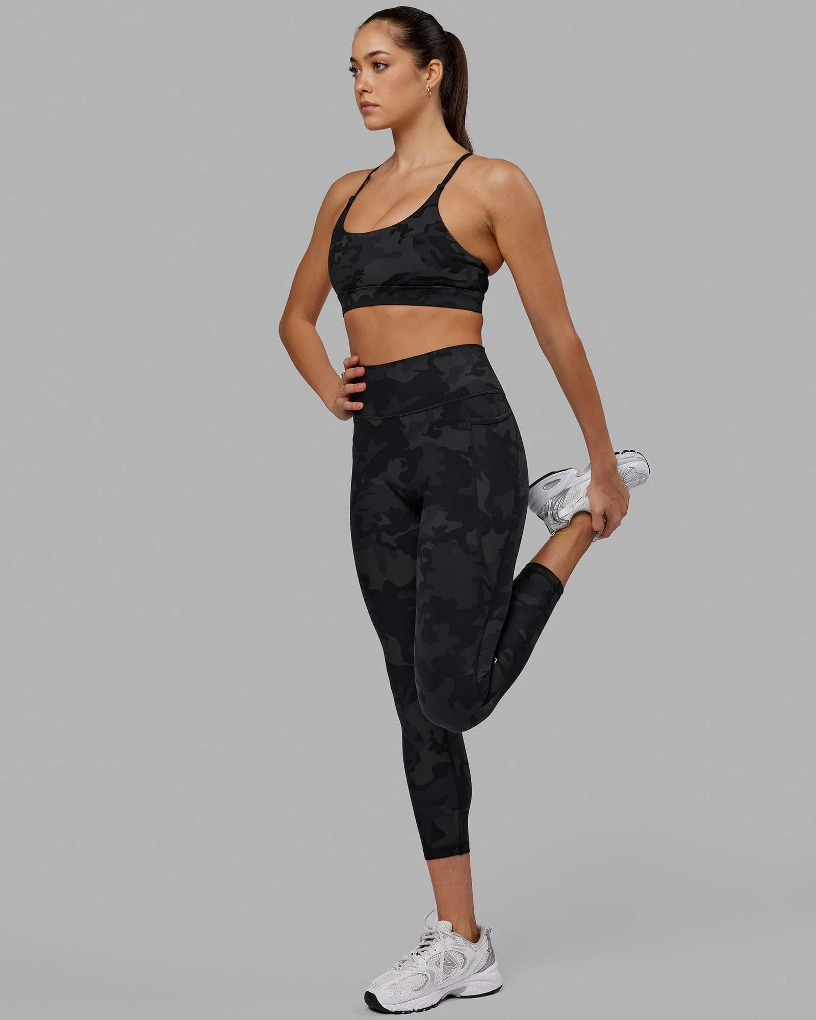 Fusion 7/8 Length Tights - Black-Camo