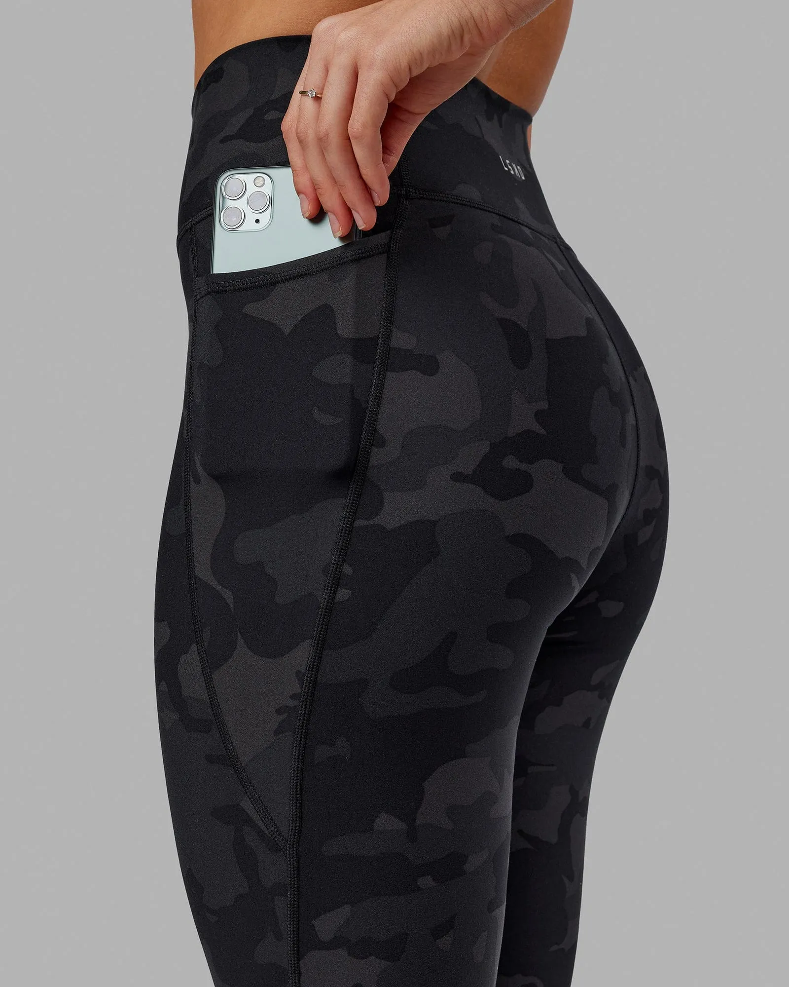 Fusion 7/8 Length Tights - Black-Camo