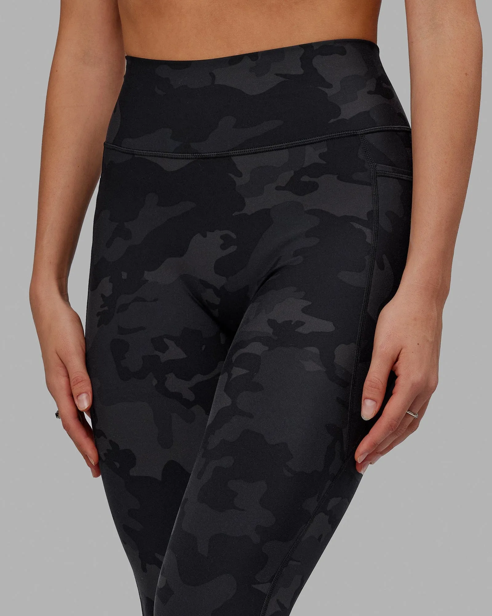 Fusion 7/8 Length Tights - Black-Camo