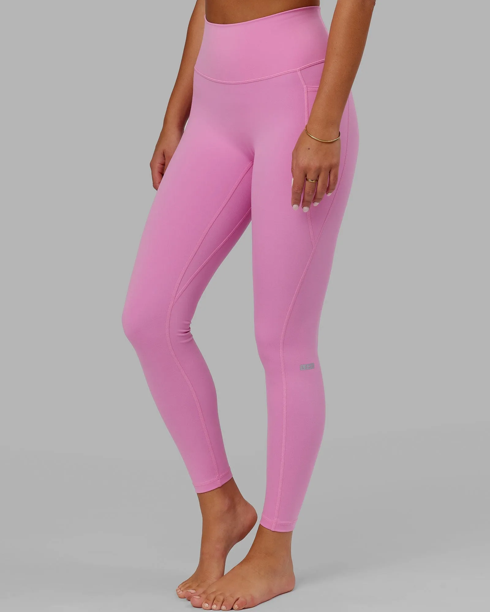 Fusion Full Length Tights with Pockets - Spark Pink