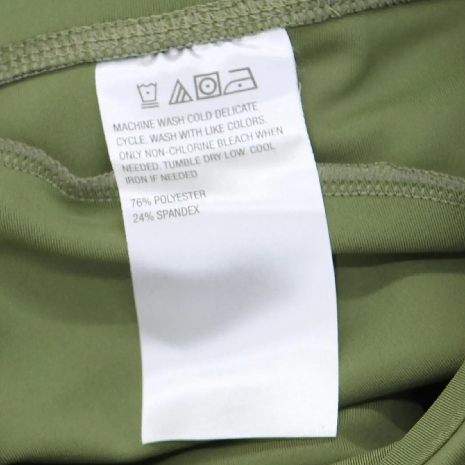 G By Giuliana Leggings With Zipper Hems. 729462 Olive Green XS