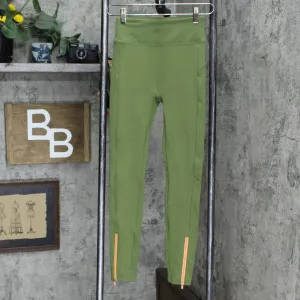 G By Giuliana Leggings With Zipper Hems. 729462 Olive Green XS