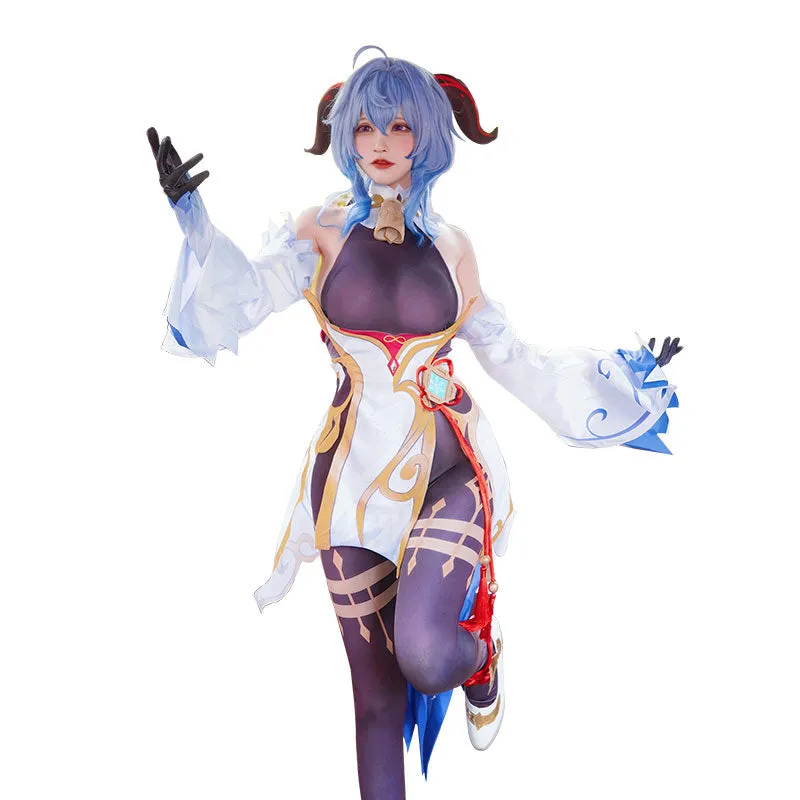 Game Genshin Impact Ganyu Fullset Cosplay Costume