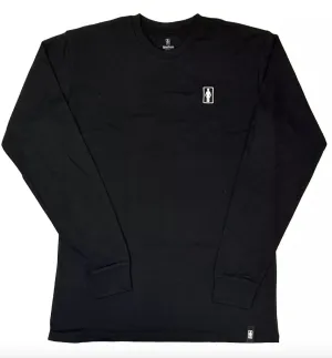 Girl Embroidered OG Long Sleeve Tee Black