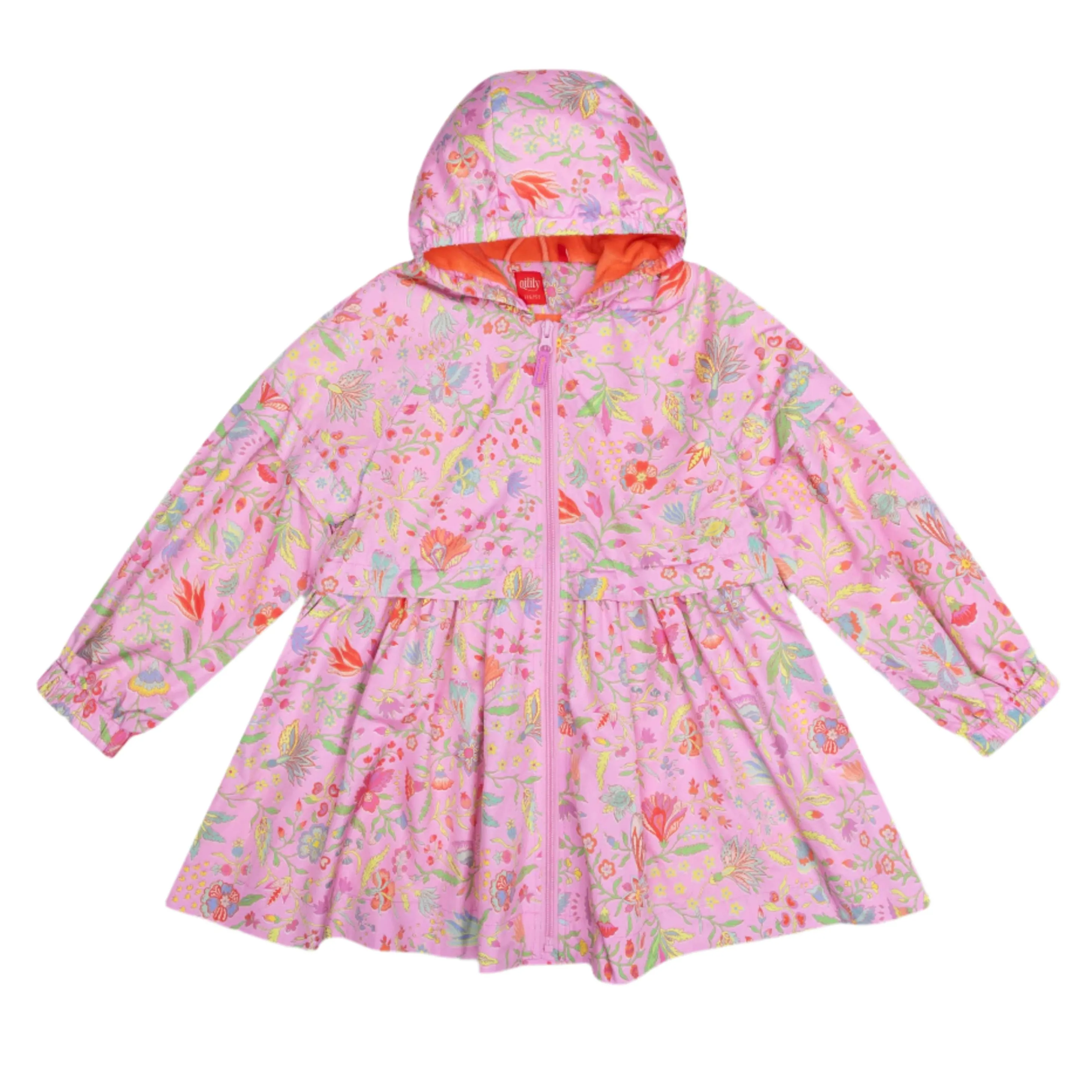 Girls Pink Cranberry Coat