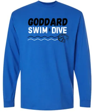 Goddard Swim & Dive Royal Blue Long Sleeve