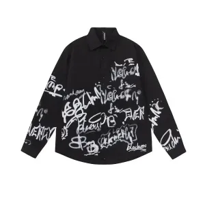 Graffiti Long Sleeve Shirt