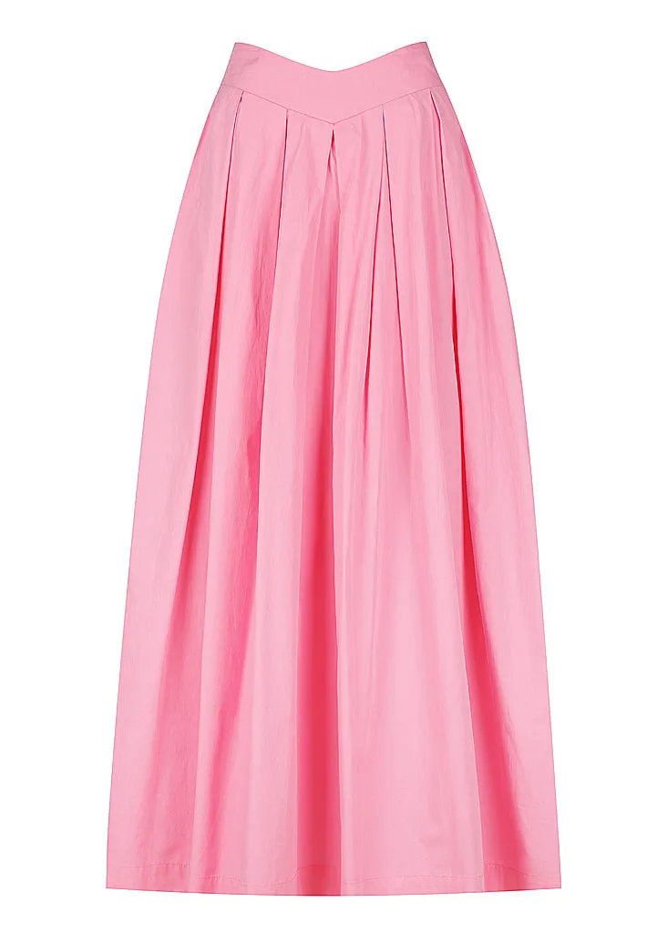 Halterneck Crop | V Front Midi Skirt