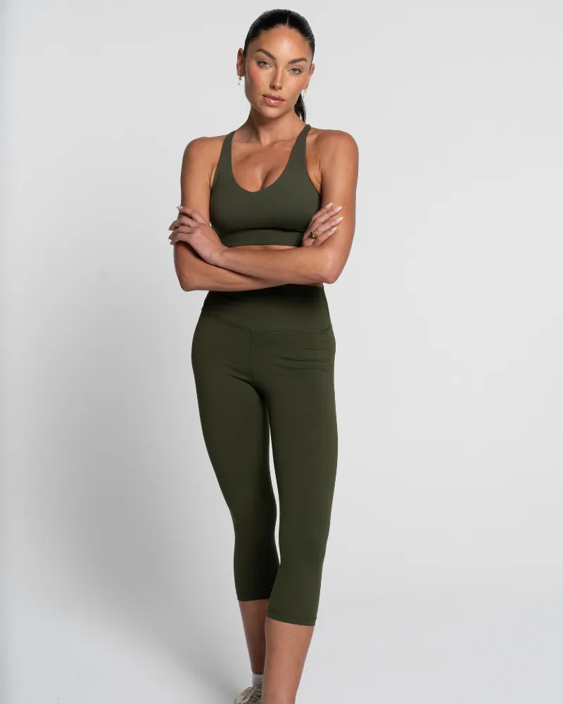 Hi-Rise 7/8 Legging - Forest