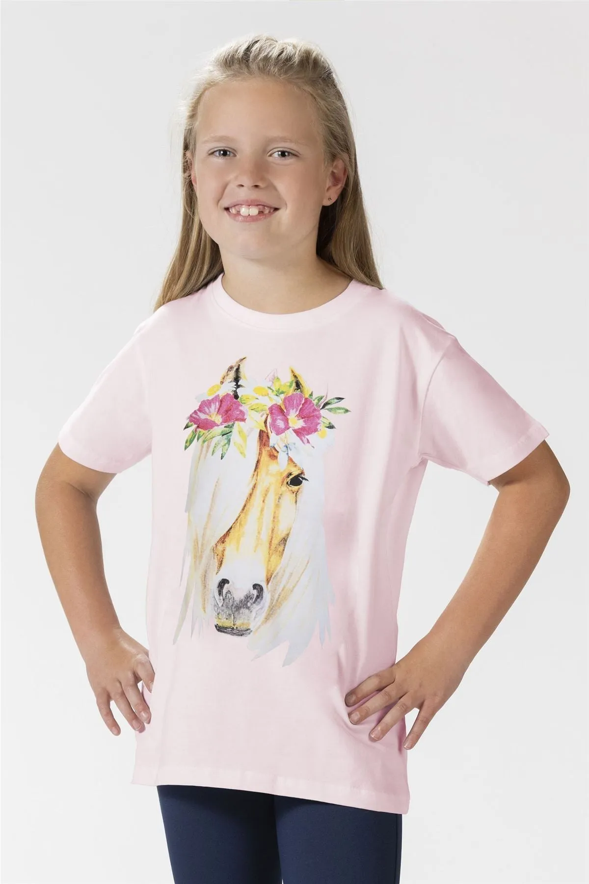 HKM Kids Tshirt Flower Horse