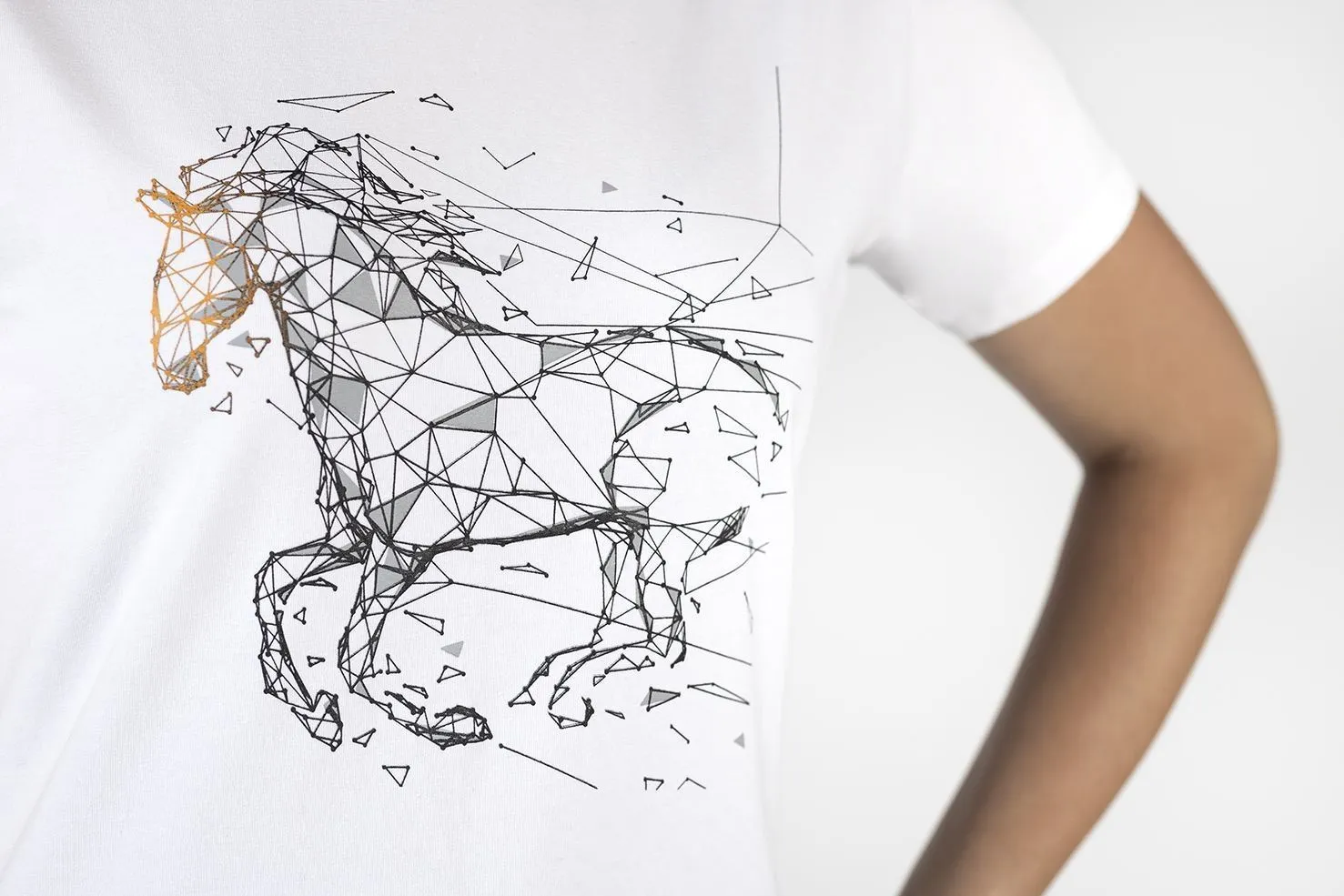 HKM Tshirt Geometrical Horse