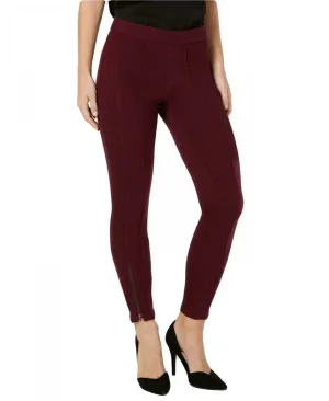 HUE Women's Seamed Zip Skimmer Leggings