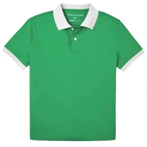 James Polo Shirt - Green Tipped