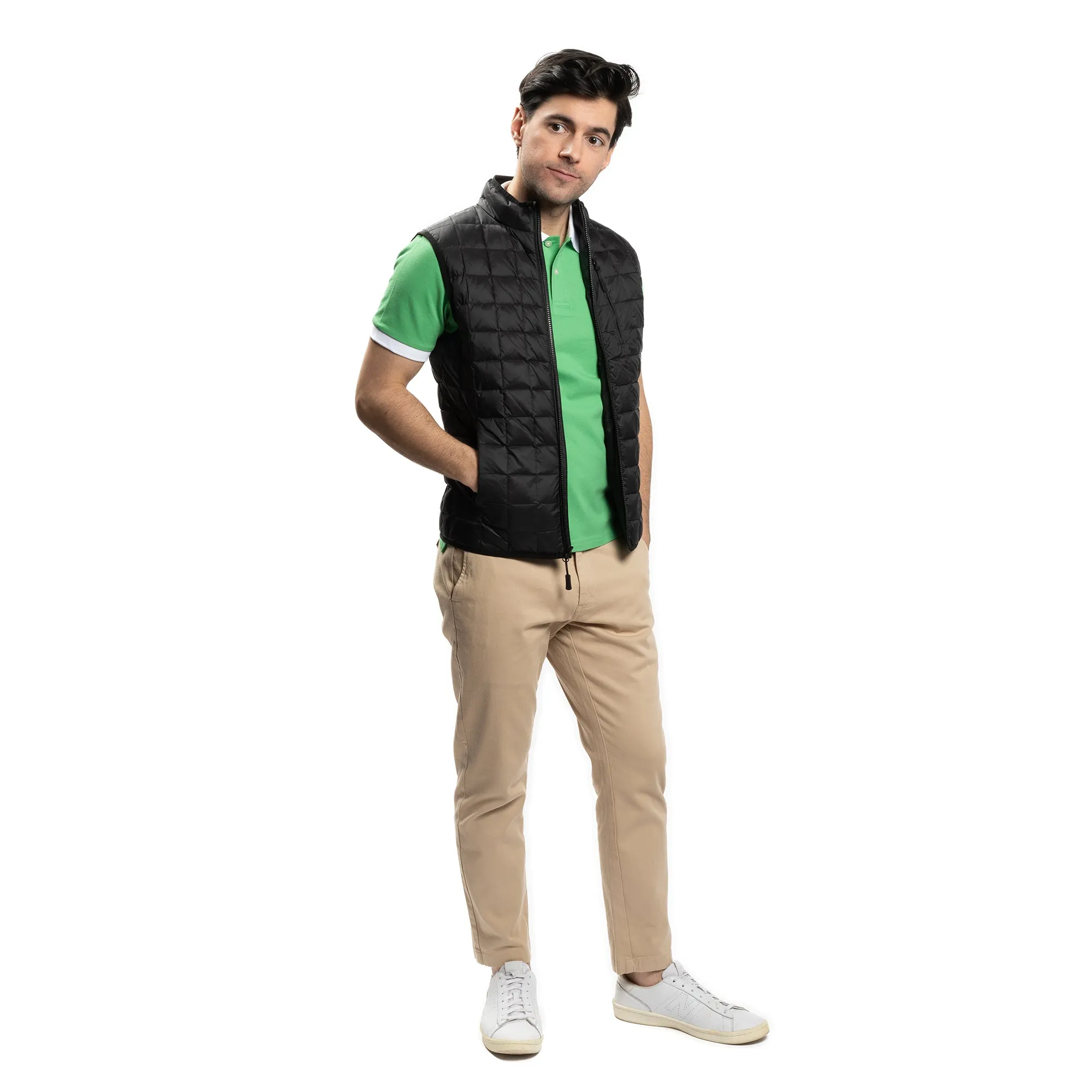 James Polo Shirt - Green Tipped