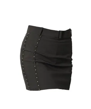J.Jane Stud H Line Skirt (Black)