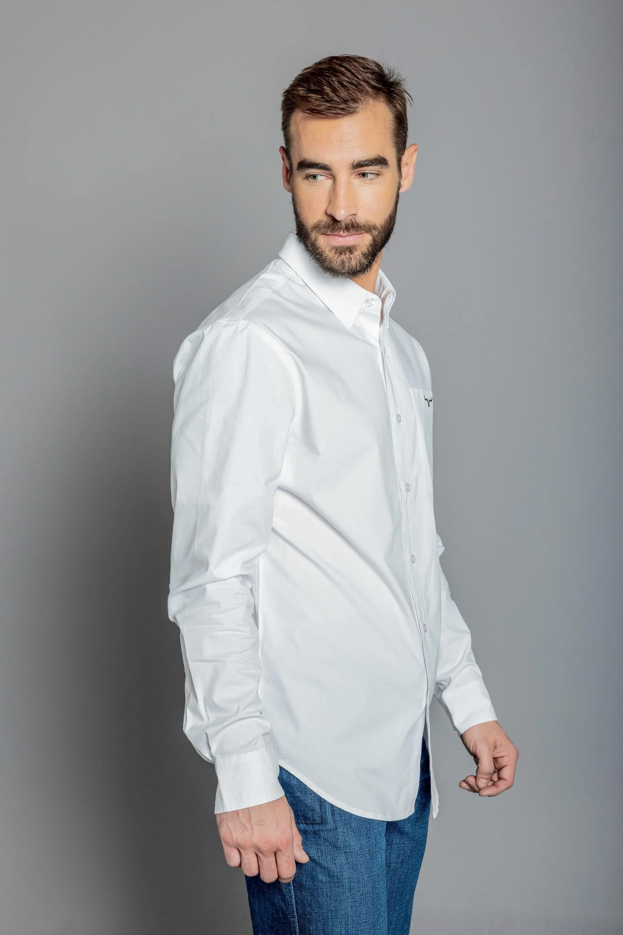 Kimes Ranch Men's White Team Shirt