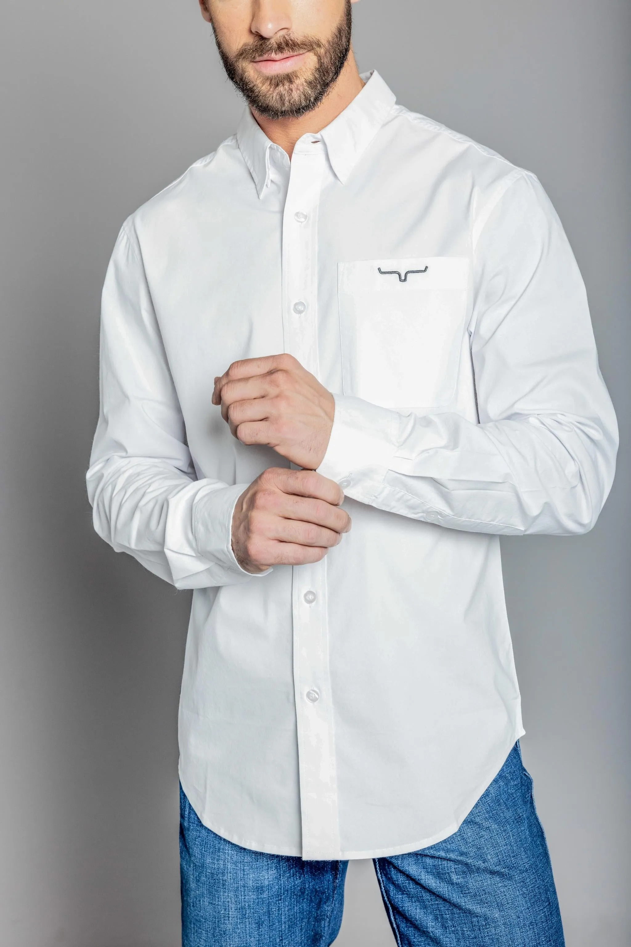 Kimes Ranch Men's White Team Shirt