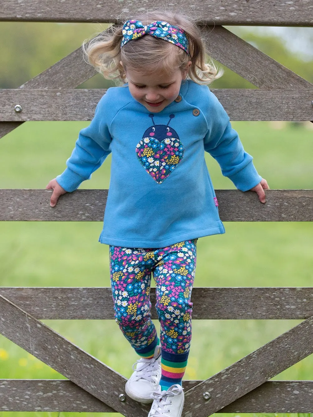 Kite Flower Patch Infant Leggings 41-F068
