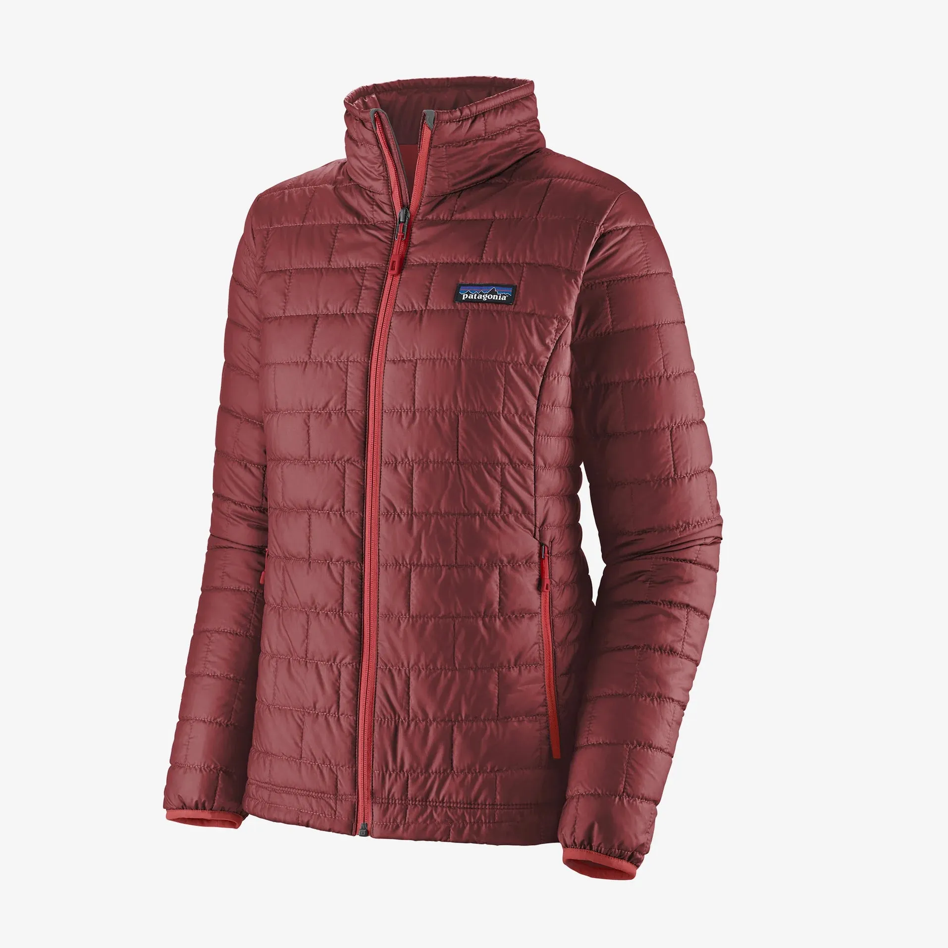 LADIES PATAGONIA NANO PUFF JACKET - SEQUOIA RED