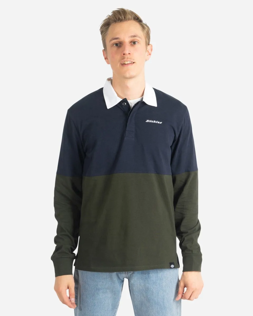 Lake Charles Rugby Polo - Dark Blue