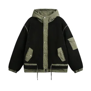 Lambskin Hooded Insulated Coat