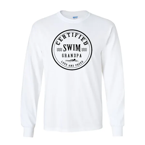 Long Sleeve Shirts Swim Grandpa