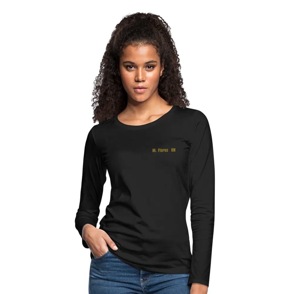 M. Flores  RN Women's Premium Long Sleeve T-Shirt