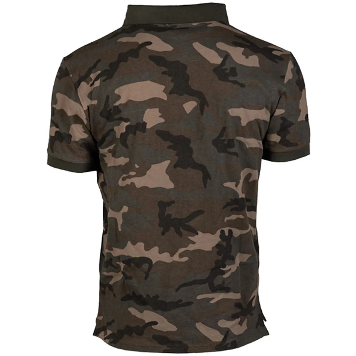 Mil-Tec Polo Shirt Woodland Camo
